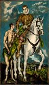  .     (1600/1614)El Greco. Saint Martin and the Beggar 