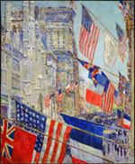  .  .  1917. Childe HASSAM Allies Day, May 1917 ( 1917)