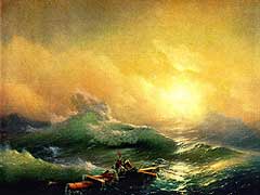  .  . Ivan Aivazovsky.  The Ninth Wave. (1850)