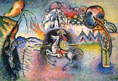  .    . Vasily Kandinsky. St. George and the Dragon (1914-1915)