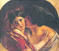  . . Fyodor Moller. A Kiss. (1840)