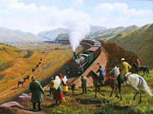  . . Abylkhan Kasteev. The Turksib Railroad (1969)