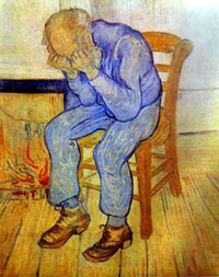   .   . Vincent van Gogh. Old man in sorrow (1890)