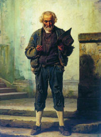  . -. Fedor Bronnikov. The old beggar (1869)