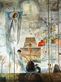  .      . Salvador Dali . The Discovery of America by Christopher Columbus or The Dream of Christopher Columbus. (1958-1959)