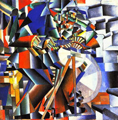  .   . Lyubov Popova. Cubist cityscape, (1914) 