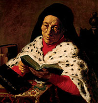  .     . Jan Lievens. Old Woman Reading (ca. 1621-1623) 