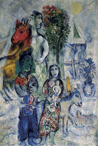  . . Marc Chagall. La famille (1969 - 1971)