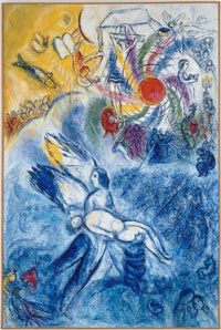  .  . Marc Chagall - The Creation of Man (1956-1958)