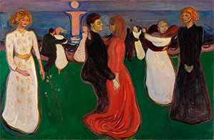 Эдвард Мунк. Танец жизни. Edvard Munch. The dance of life (1899-1900).